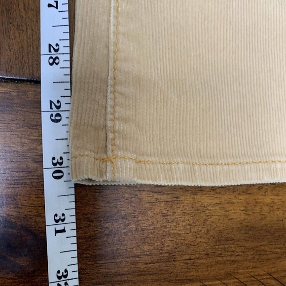Vintage Y2K Low rise GAP Madonna Tan Beige cords corduroy flared Sz 1R NWT! - Picture 8 of 8